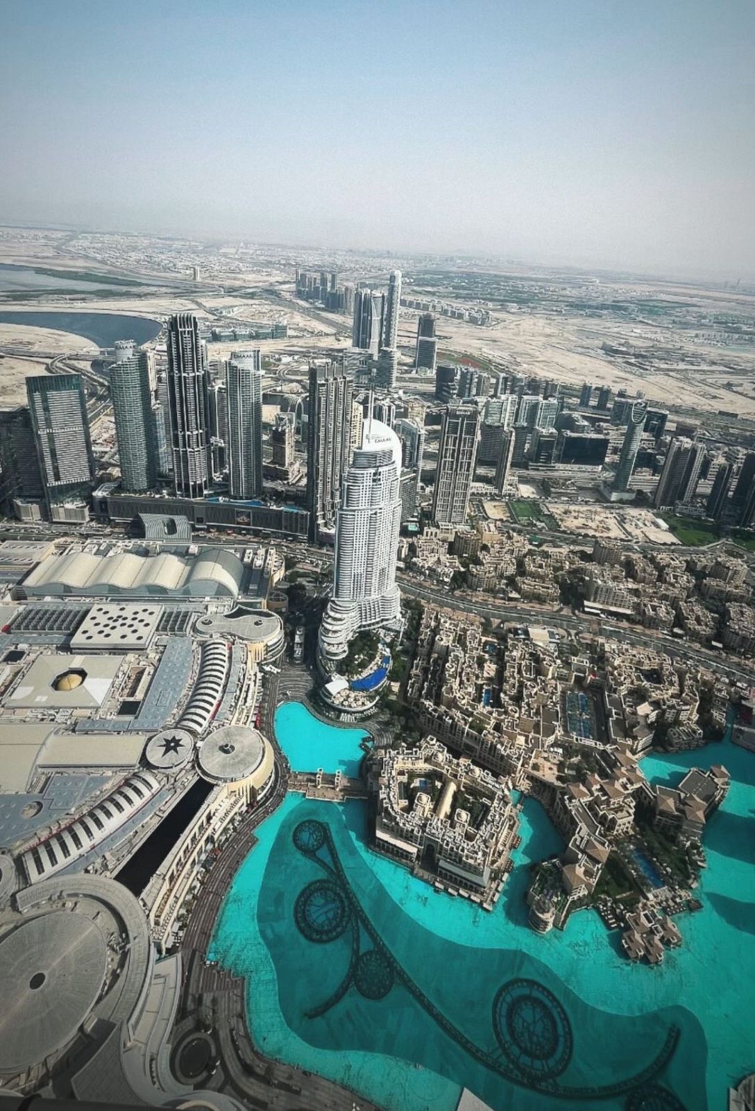 Dubai skyline with Burj Khalifa