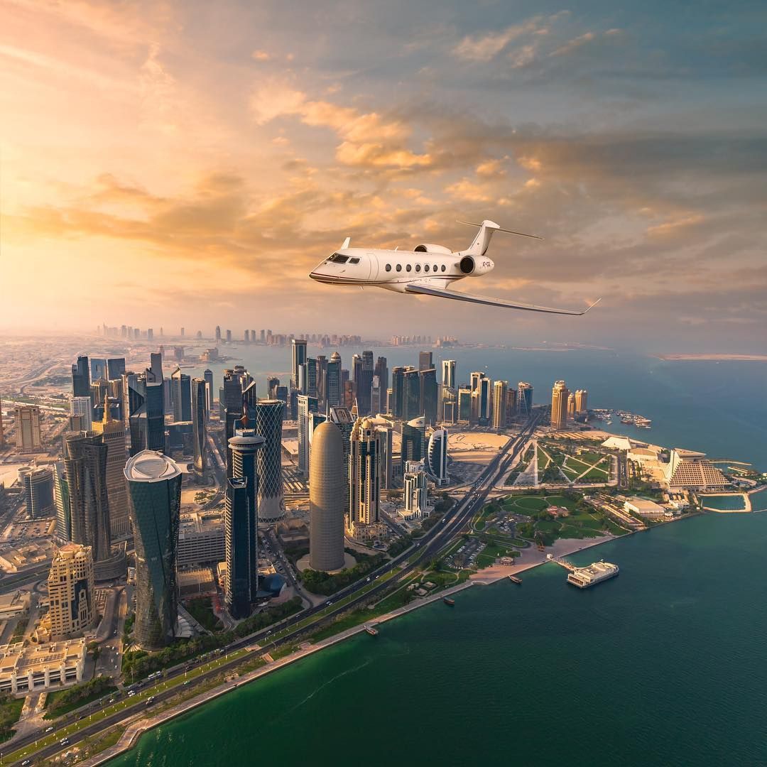Doha skyline in Qatar