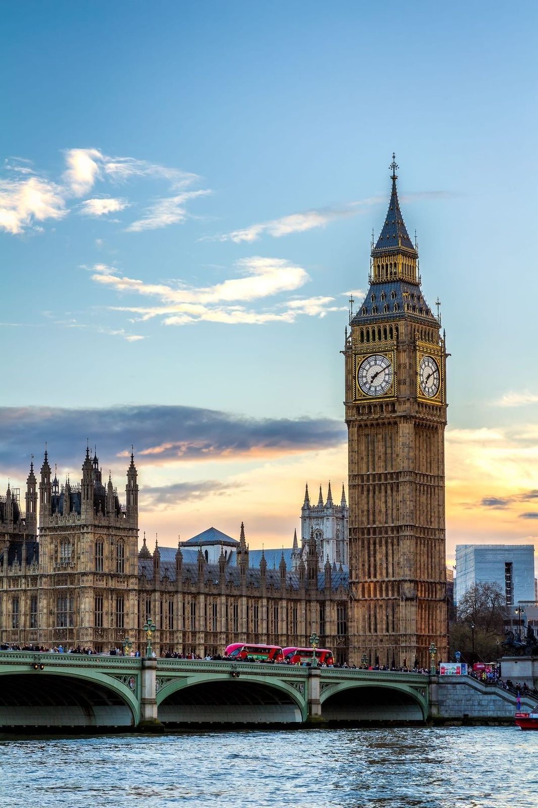 Big Ben clock tower in London